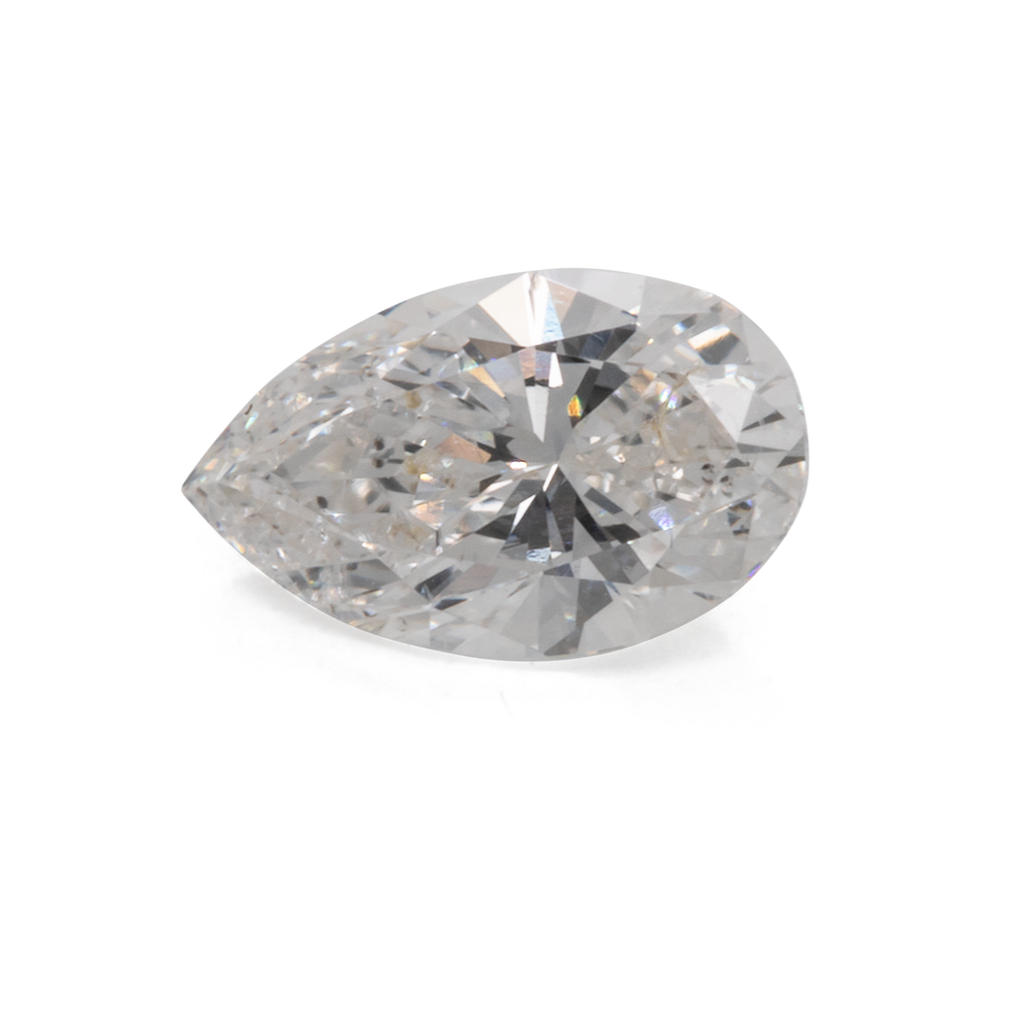 Diamant - fein weiß, SI2, birnform, 5,6x3,5 mm, 0,26 ct, Nr. D80001