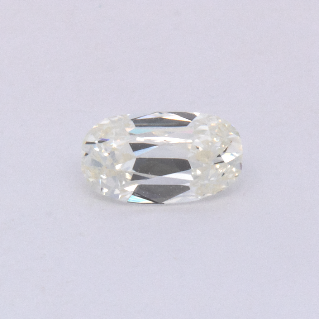 Diamond - slightly tinted white, oval, 5.1x3 mm, 0.25 ct, No. DT1000