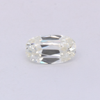 Diamond - slightly tinted white, oval, 5.1x3 mm, 0.25 ct, No. DT1000