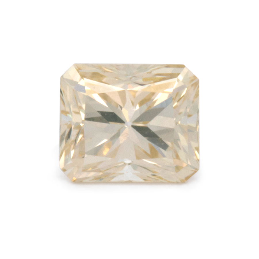Diamant - leicht getönt gelb, achteck, 4.8x4 mm, 0.56 ct, Nr. DT1001