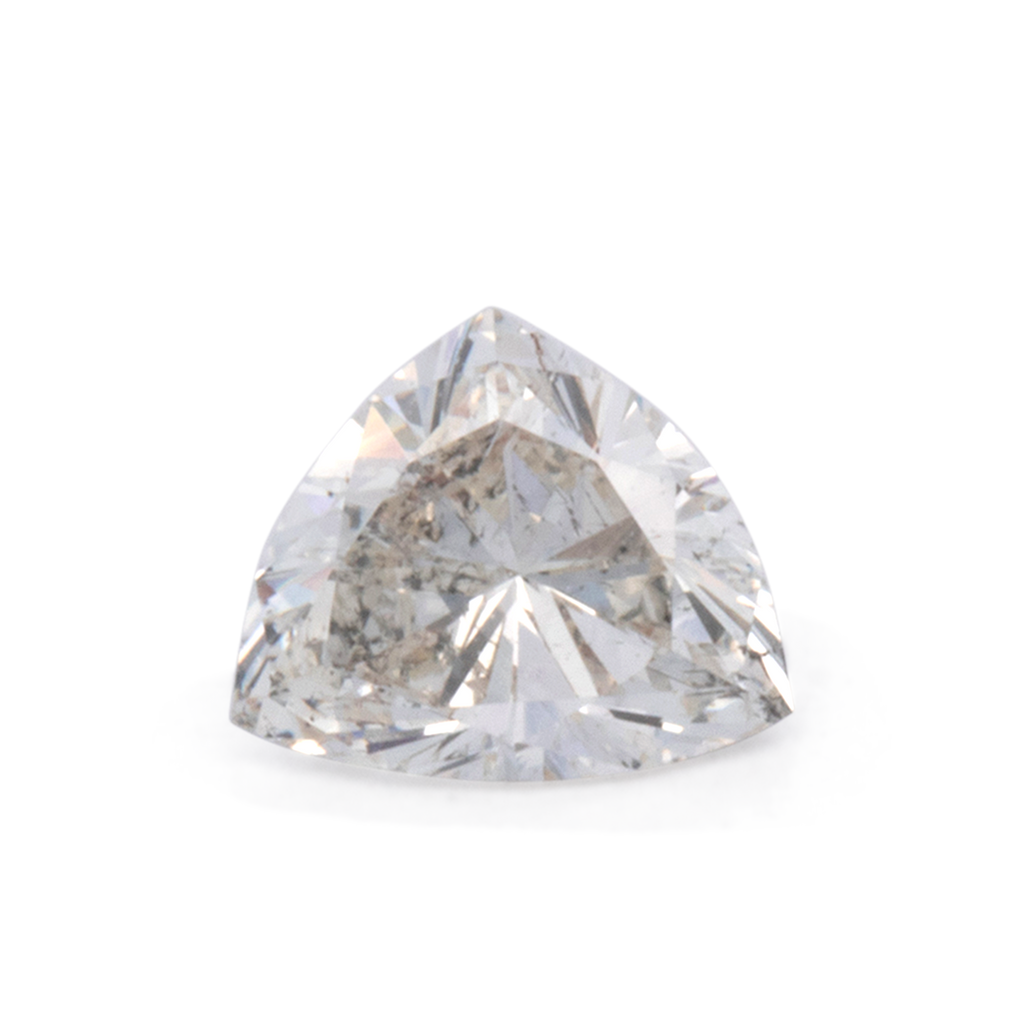Diamond - slightly tinted white, trillion, 5.3x4.5 mm, 0.35 ct, No. DT1008