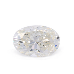 Diamond - tinted white, oval, 7.02x4.78 mm, 0.77 ct, No. DT1010
