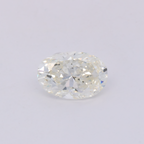 Diamond - tinted white, oval, 7.02x4.78 mm, 0.77 ct, No. DT1010