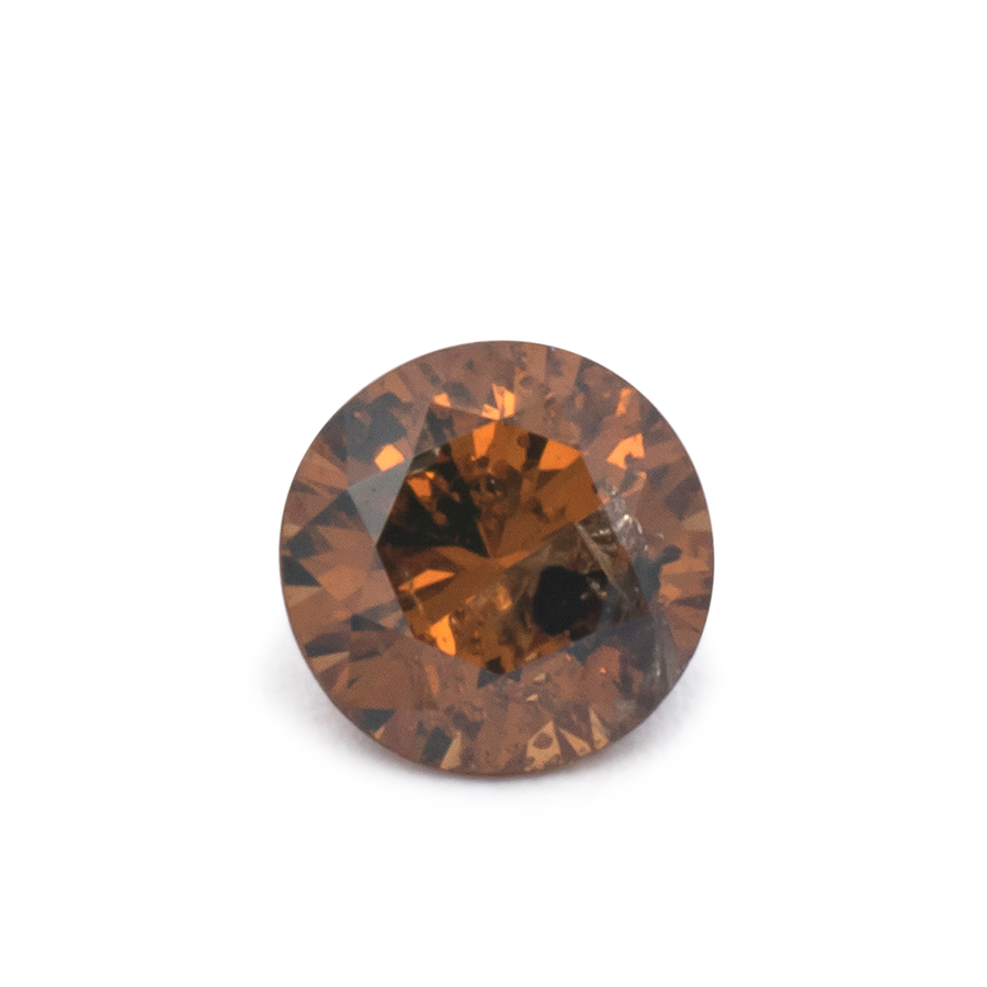 Diamant - braun, rund, 4x4 mm, 0.25 ct, Nr. DT1028