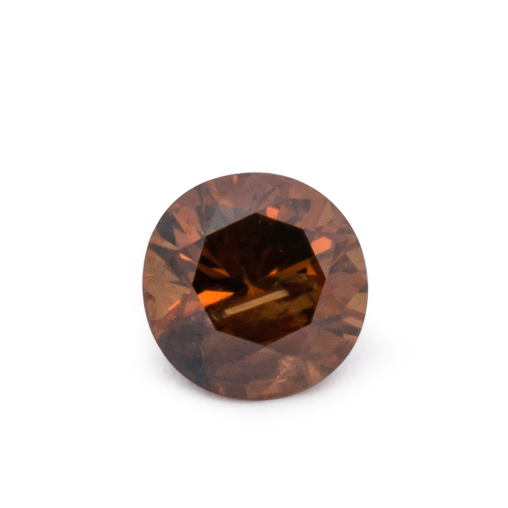 Diamond - brown, round, 4.1x4.1 mm, 0.30 ct, No. DT1029