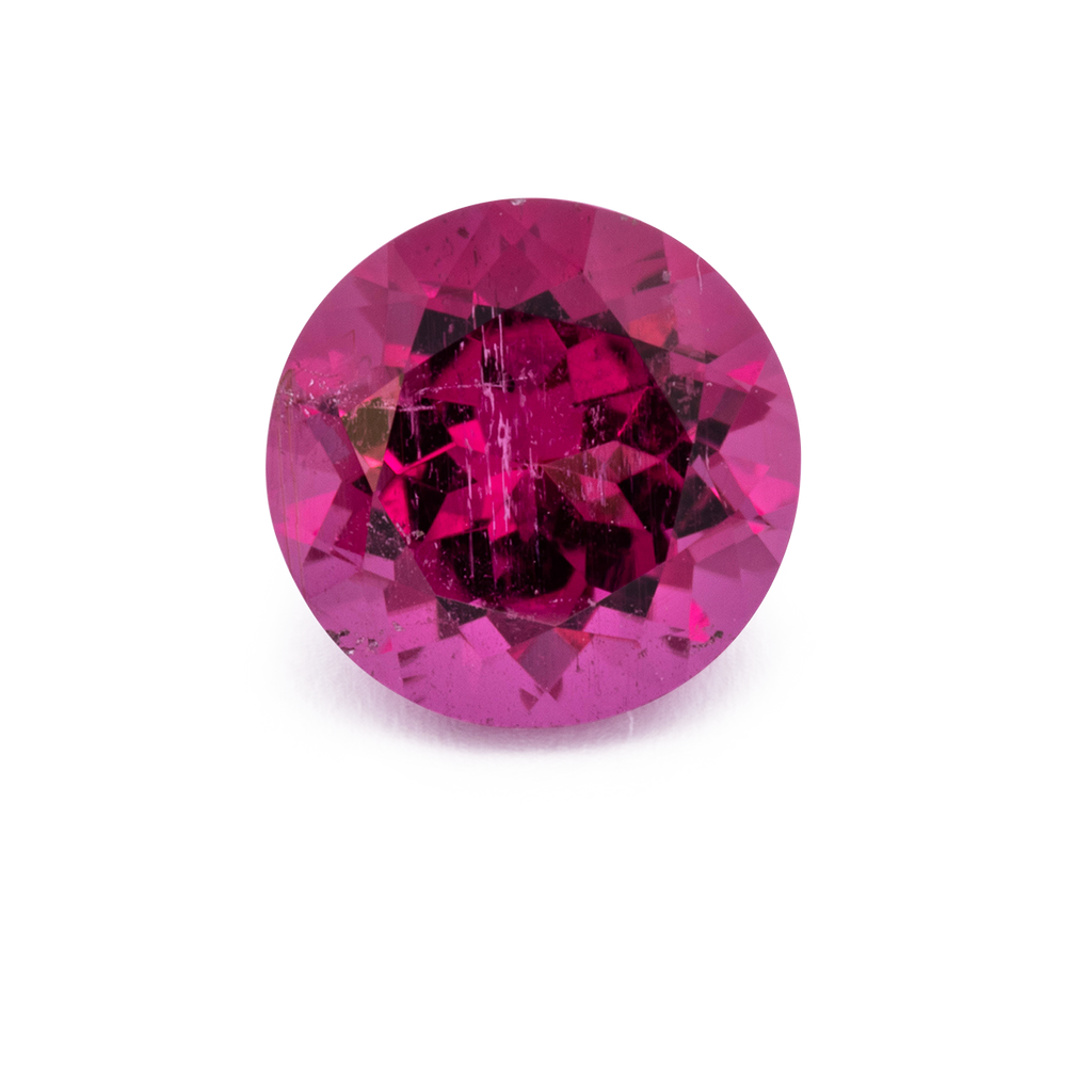 Turmalin - pink, rund, 7x7 mm, 1.35 - 1.39 ct, Nr. TR991163
