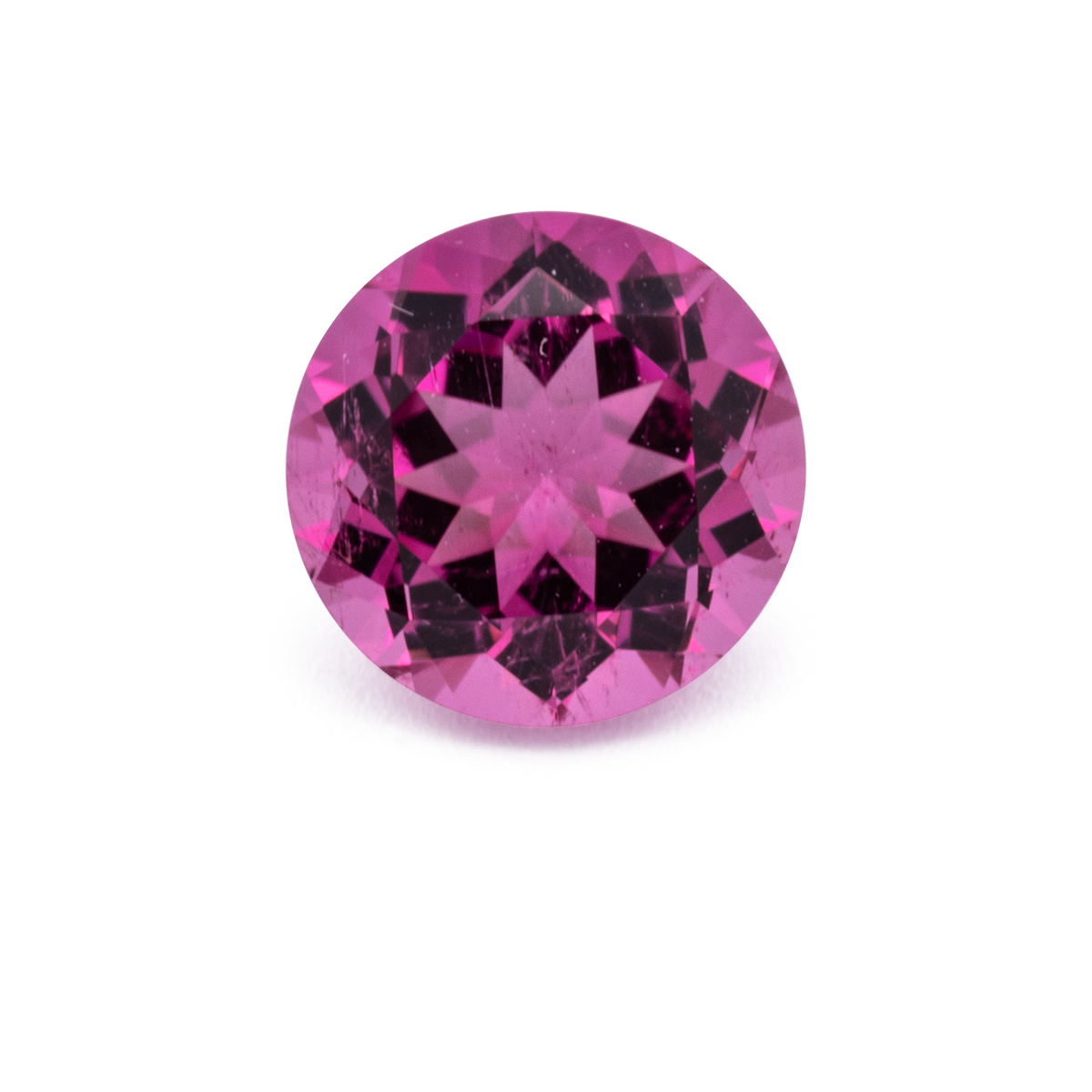 Turmalin - pink, rund, 7.0x7.0 mm, 1.31 ct, Nr. TR991165