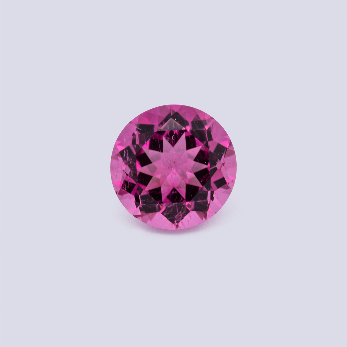Turmalin - pink, rund, 7.0x7.0 mm, 1.31 ct, Nr. TR991165