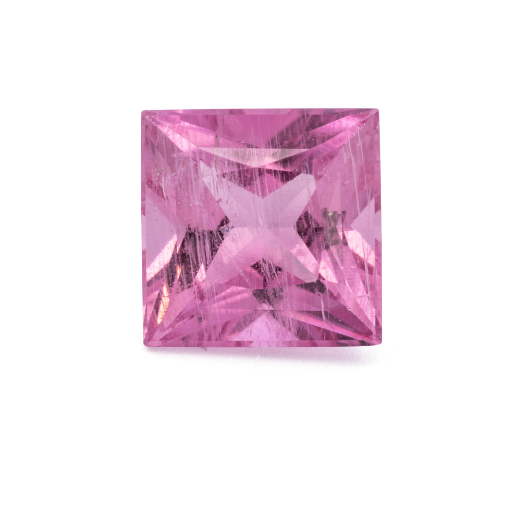 Turmalin - pink, rechteck, 7x7 mm, 1.54 ct, Nr. TR991167