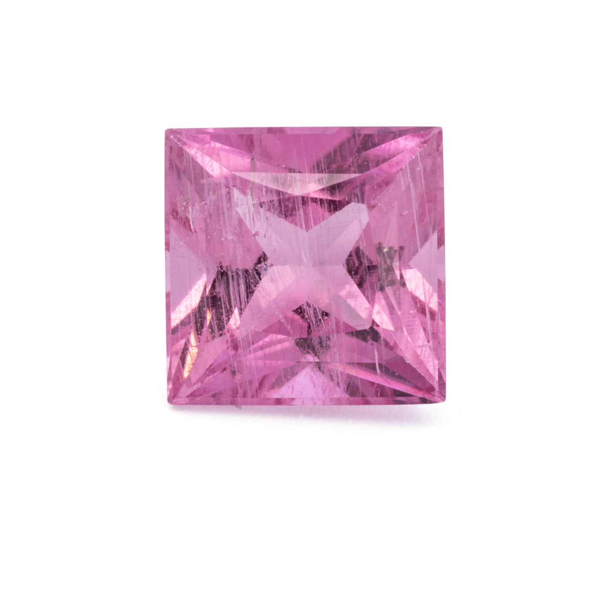 Turmalin - pink, rechteck, 7x7 mm, 1.54 ct, Nr. TR991167