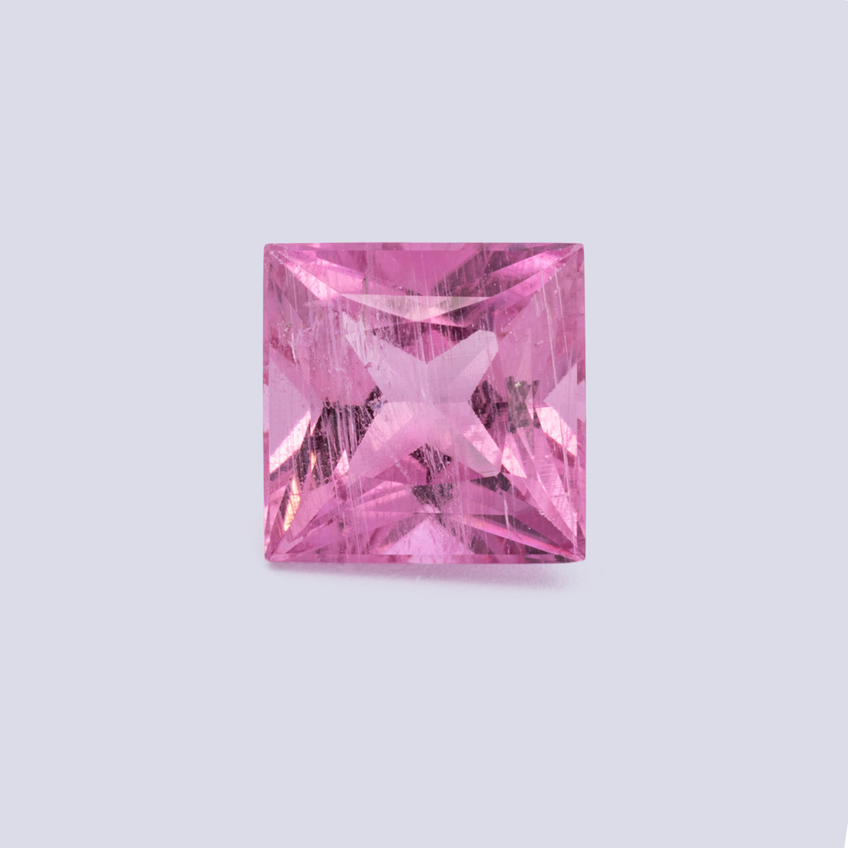 Turmalin - pink, rechteck, 7x7 mm, 1.54 ct, Nr. TR991167