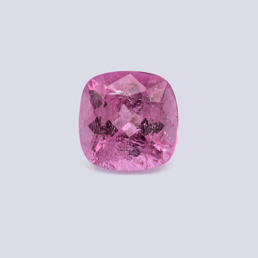 Turmalin - pink, antik, 8x8 mm, 2.07 ct, Nr. TR991173