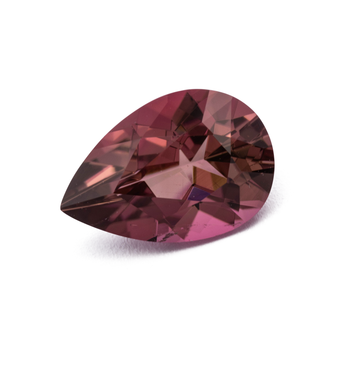 Tourmaline - pink, pear, 9x6 mm, 1.34 ct, No. TR991175