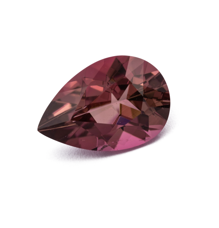 Tourmaline - pink, pear, 9x6 mm, 1.34 ct, No. TR991175