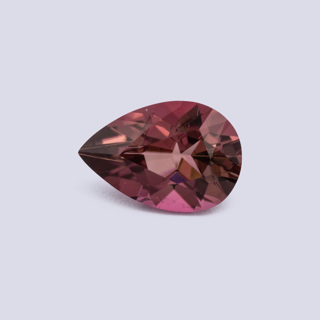 Tourmaline - pink, pear, 9x6 mm, 1.34 ct, No. TR991175