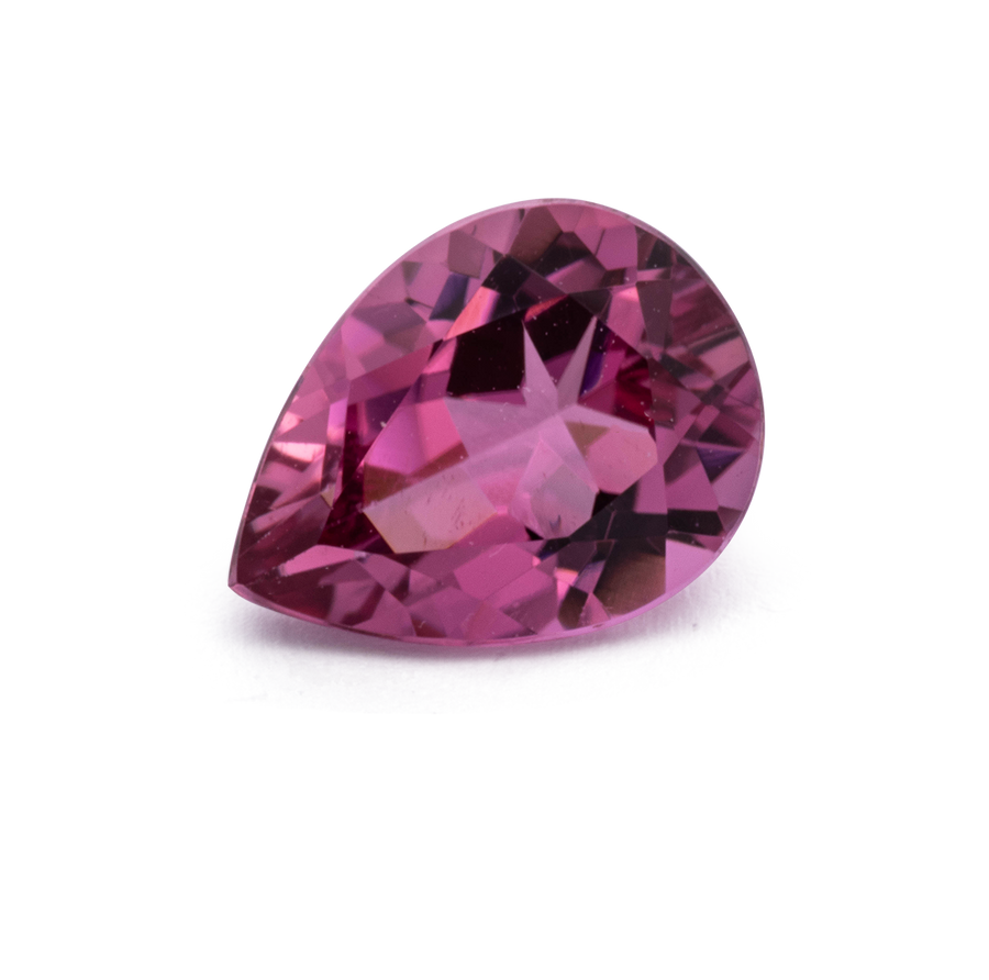 Tourmaline - pink, pear, 8x6 mm, 1.04 ct, No. TR991176