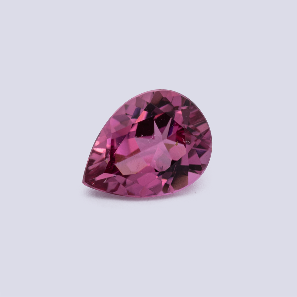 Tourmaline - pink, pear, 8x6 mm, 1.04 ct, No. TR991176