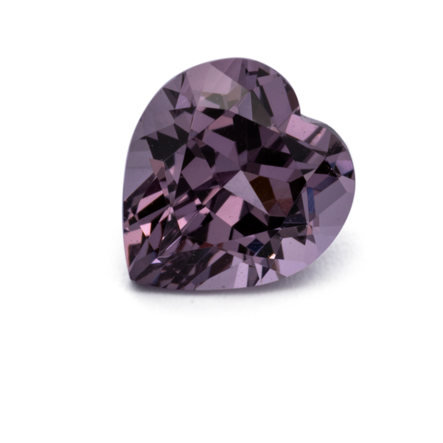Spinel - purple, heart, 6x5.5 mm, 0.73 ct, No. SP90129