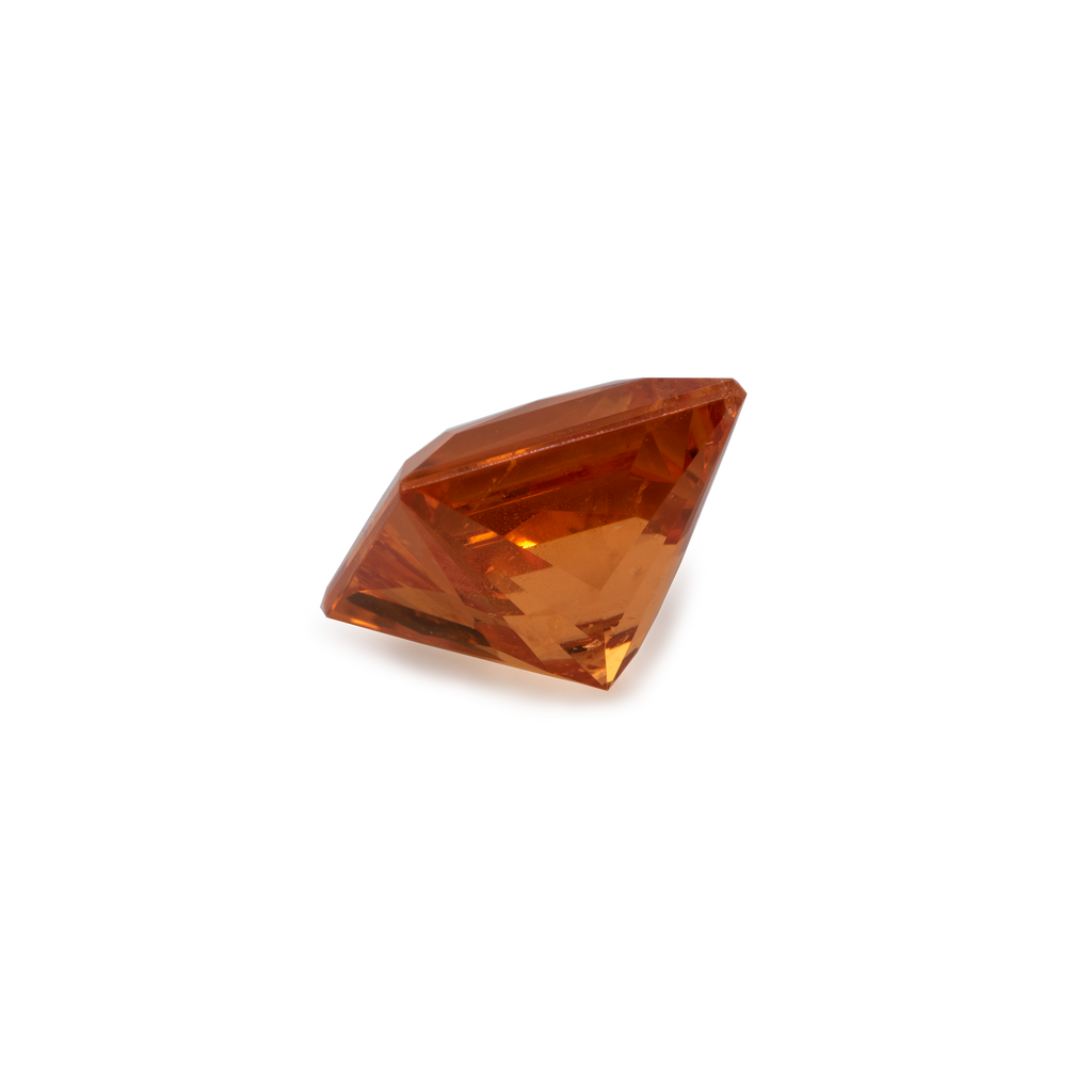 Mandarin Garnet - orange, rectangle, 8x8 mm, 3.79 ct, No. MG13003