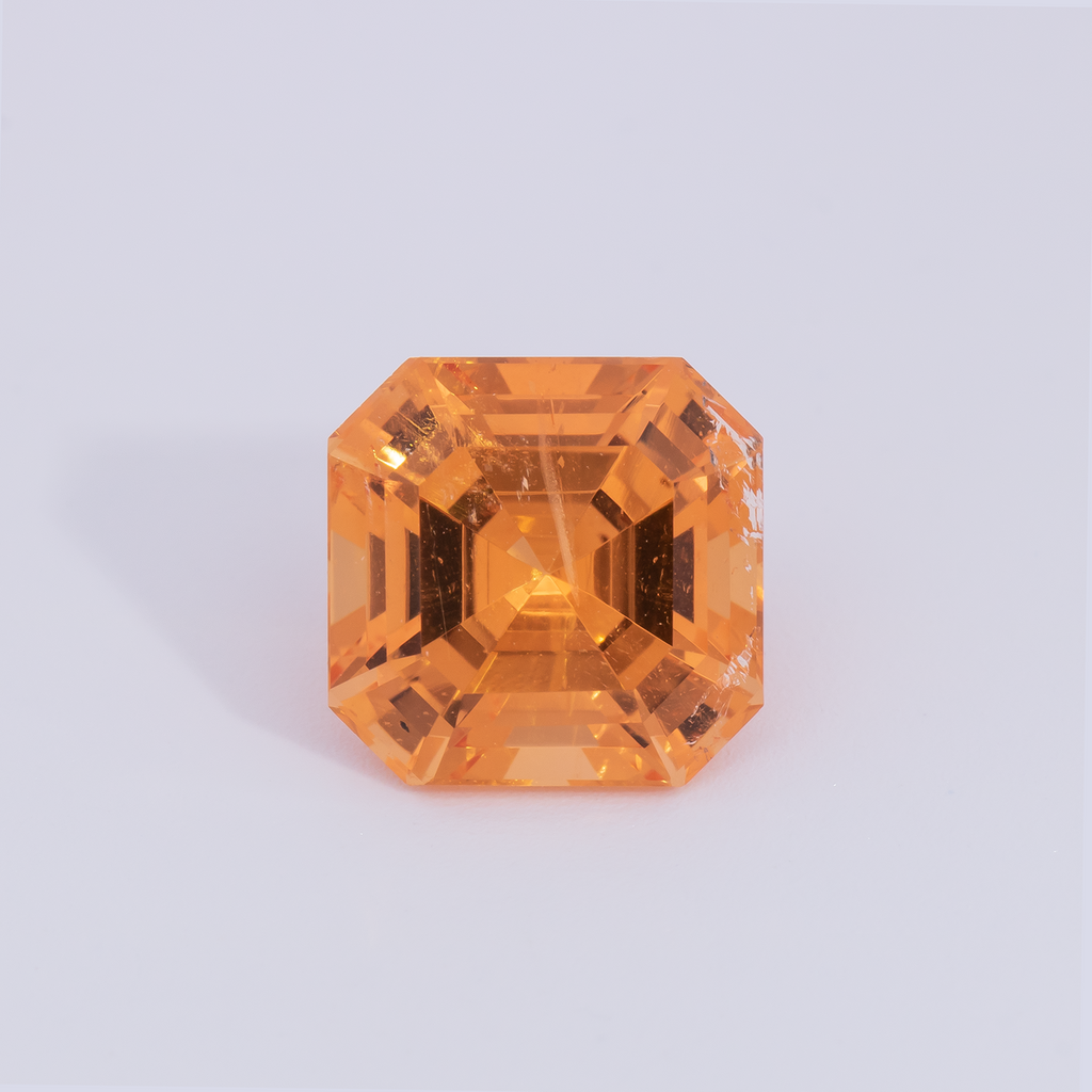 Mandarin Garnet - orange, asscher, 7x7 mm, 2.03 ct, No. MG99009