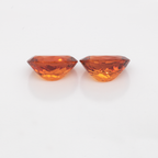 Mandarin Garnet Pair - orange, oval, 10x8 mm, 6.84 ct, No. MG99058