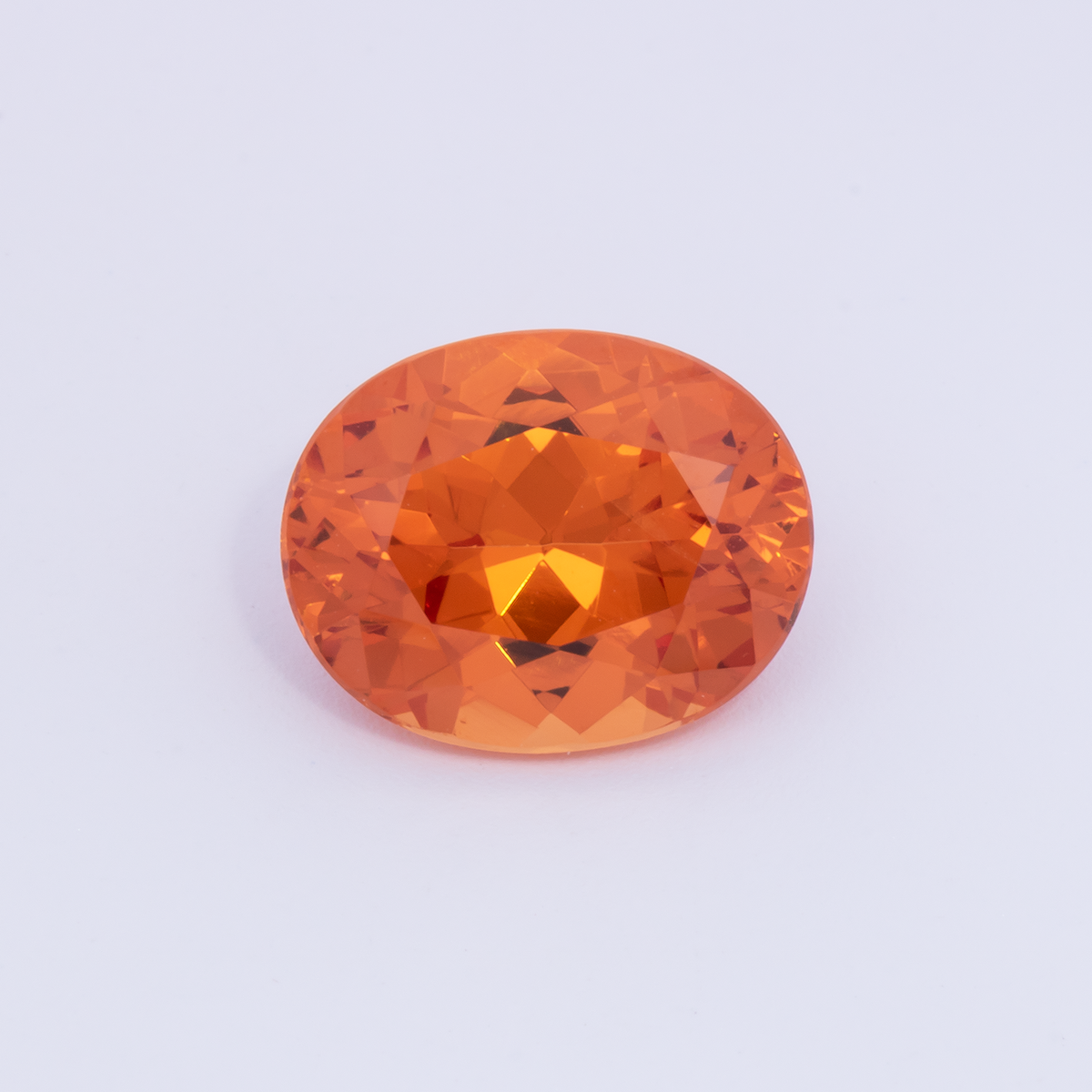Mandarin Garnet - orange, oval, 10.2x8.1 mm, 3.56 ct, No. MG99063