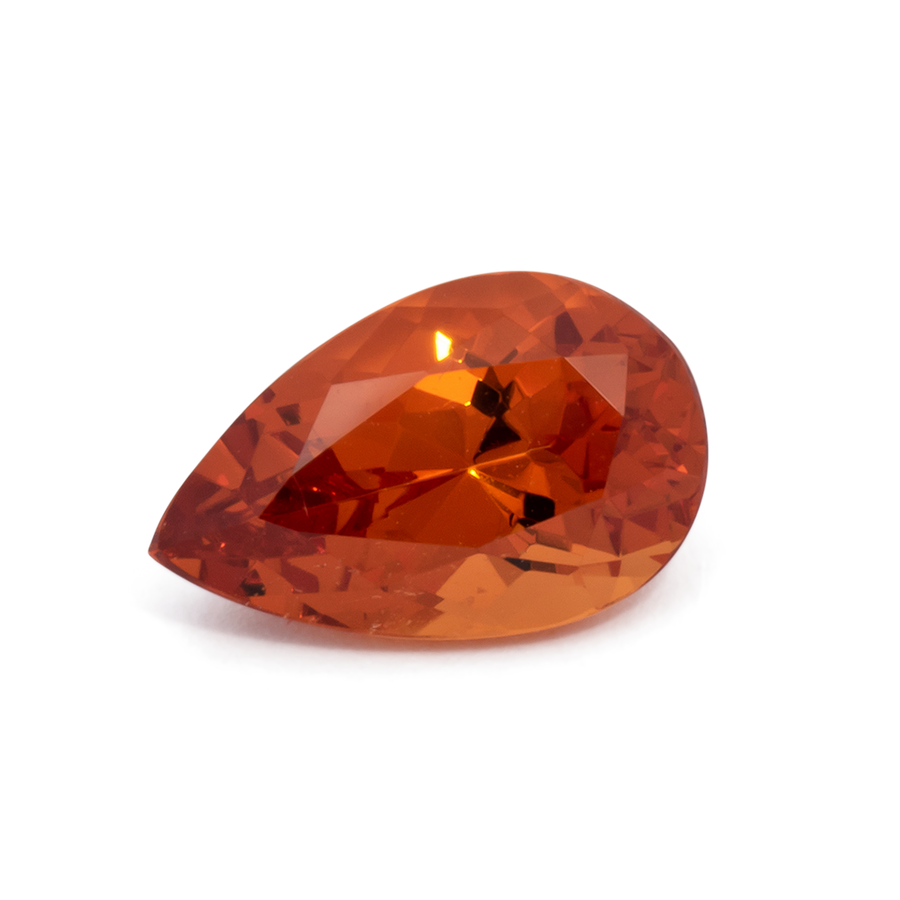 Mandarin Granat - orange, birnform, 11.6x7.3 mm, 3.53 ct, Nr. MG99064