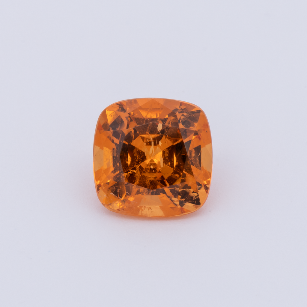 Mandarin Granat - orange, antik, 7.2x7.2 mm, 2.22 ct, Nr. MG99068
