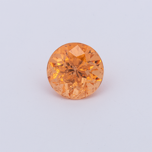 Mandarin Granat - orange, rund, 7.9x7.9 mm, 2.65 ct, Nr. MG99072