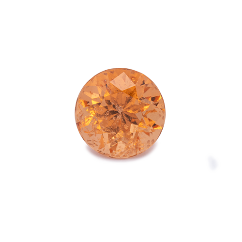 Mandarin Granat - orange, rund, 7.9x7.9 mm, 2.65 ct, Nr. MG99072