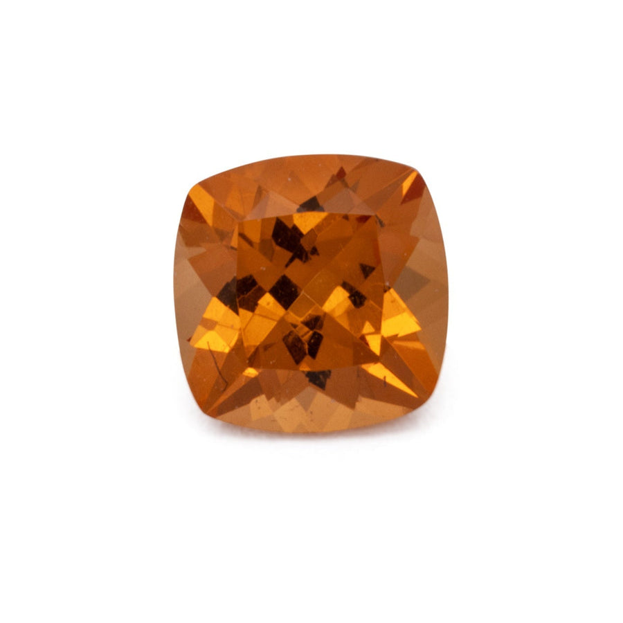 Mandarin Granat - orange, antik, 4x4 mm, 0.38 - 0.42 ct, Nr. MG99077