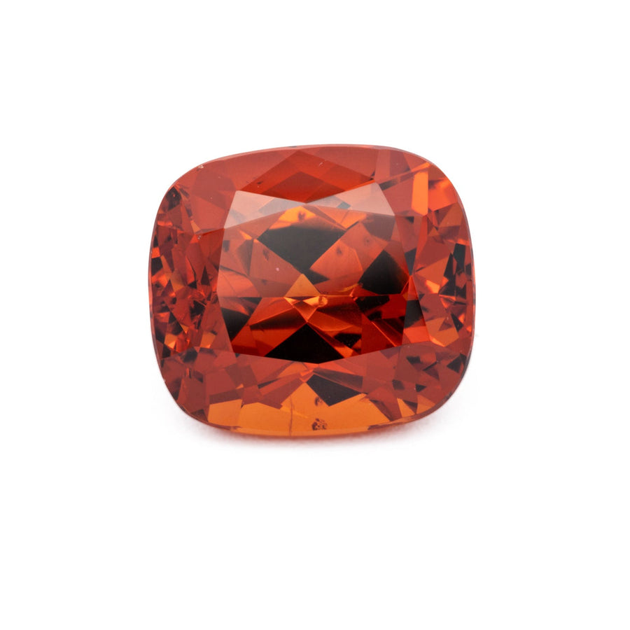 Mandarin Granat - orange, antik, 8.5x7.5 mm, 3.33 ct, Nr. MG99080