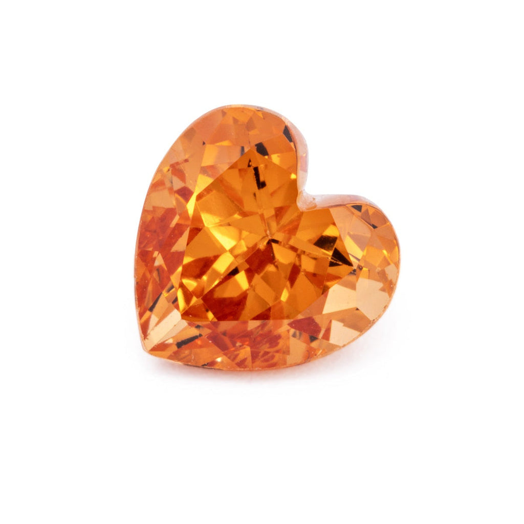 Mandarin Garnet - orange, heart, 6x6 mm, 1.10 ct, No. MG99081