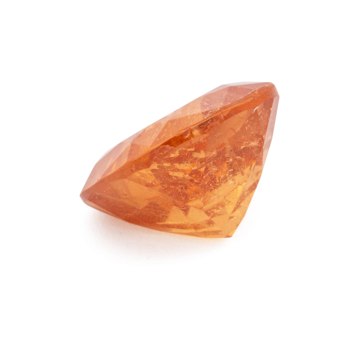 Mandarin Granat - orange, antik, 8x8 mm, 2.93 ct, Nr. MG99083