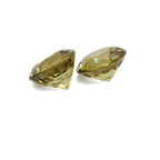 Mali Garnet Pair - yellow, round, 7.5x7.5 mm, 4.07 ct, No. MI10002
