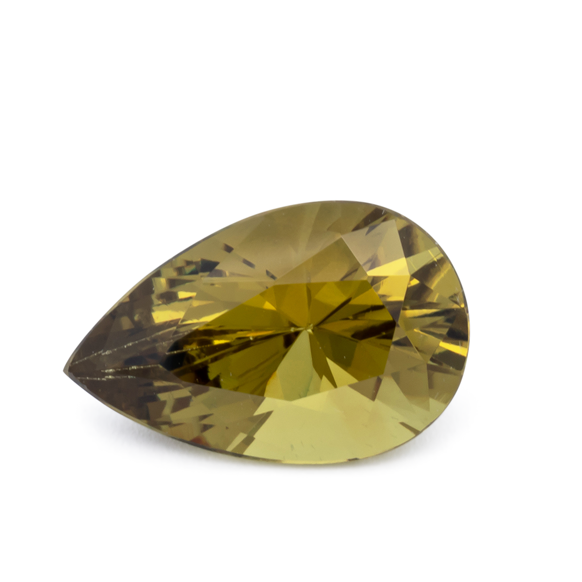 Mali Granat - gelb, birnform, 12.6x8.1 mm, 3.90 ct, Nr. MI10012
