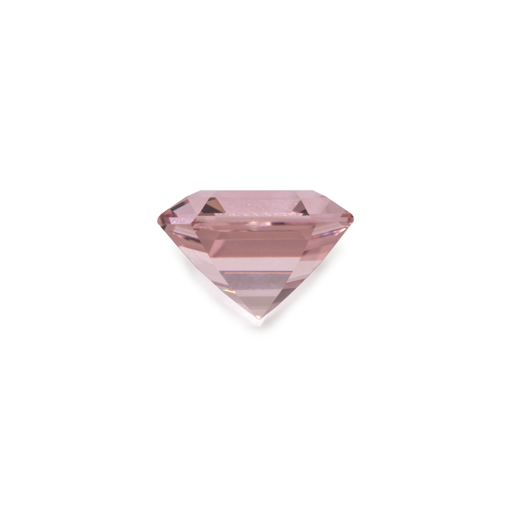 Morganite - light pink, asscher, 9x9 mm, 2.85 ct, No. MO19001