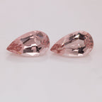 Morganit Paar - rosa, birnform, 14x8 mm, 6,4 ct, Nr. MO46004