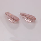 Morganit Paar - rosa, birnform, 14x8 mm, 6,4 ct, Nr. MO46004