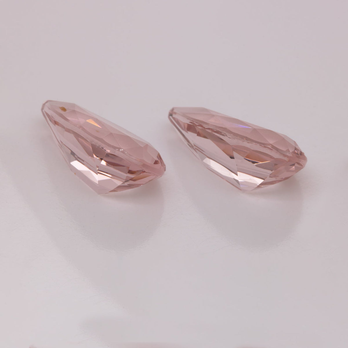 Morganit Paar - rosa, birnform, 14x8 mm, 6,4 ct, Nr. MO46004