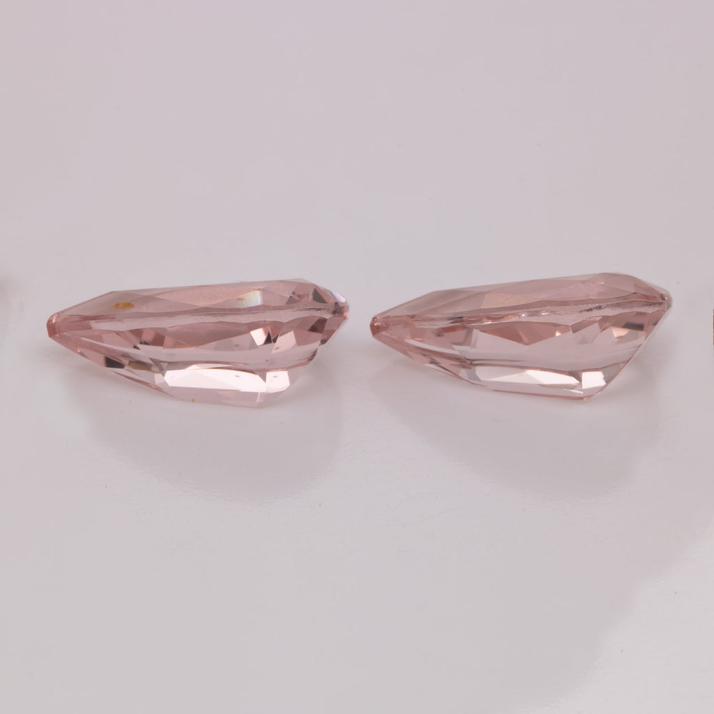 Morganit Paar - rosa, birnform, 14x8 mm, 6,4 ct, Nr. MO46004