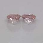 Morganit Paar - rosa, rund, 5.5x5.5 mm, 1.21 ct, Nr. MO46006