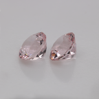 Morganit Paar - rosa, rund, 5.5x5.5 mm, 1.21 ct, Nr. MO46006