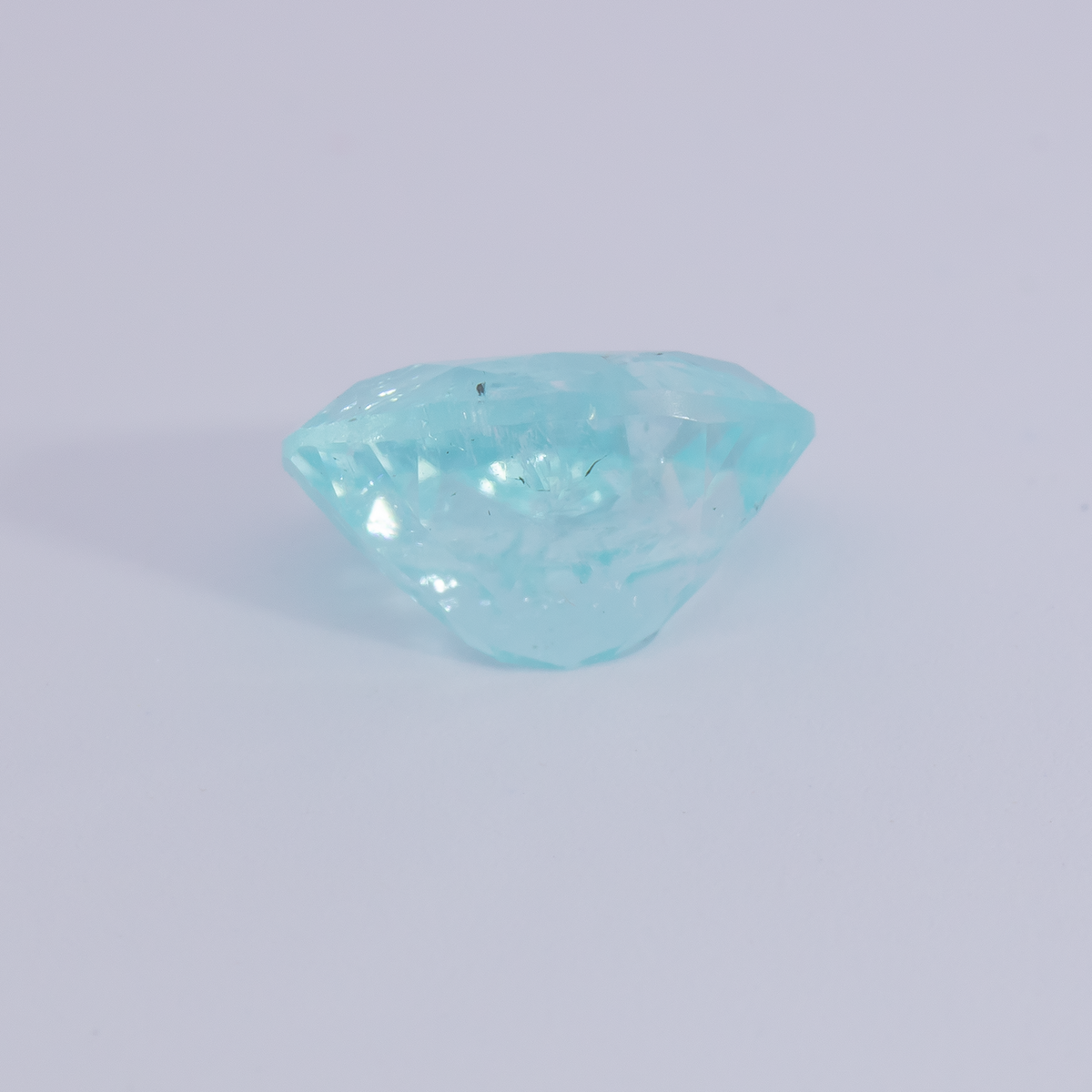 Paraiba Turmalin - blau, oval, 6x4.6 mm, 0.59 ct, Nr. PT90018