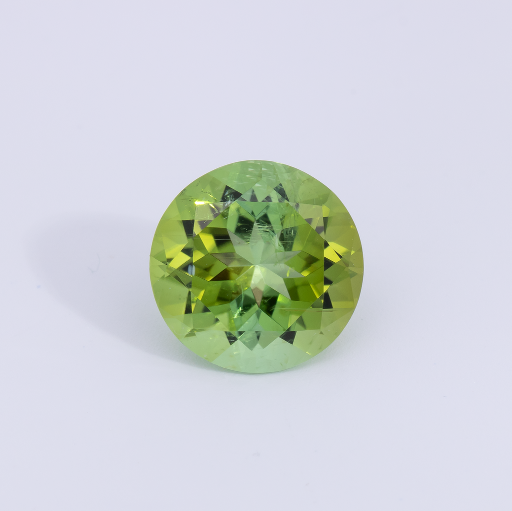 Paraiba Turmalin - grün, rund, 9.4x9.4 mm, 3.01 ct, Nr. PT90020