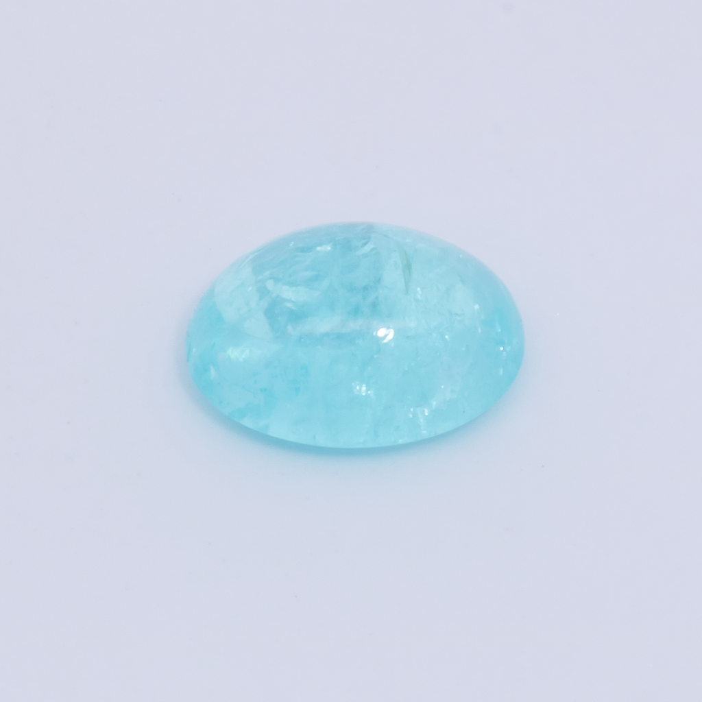 Paraiba Tourmaline - blue, oval, 6.4x5 mm, 0.70 ct, No. PT90021