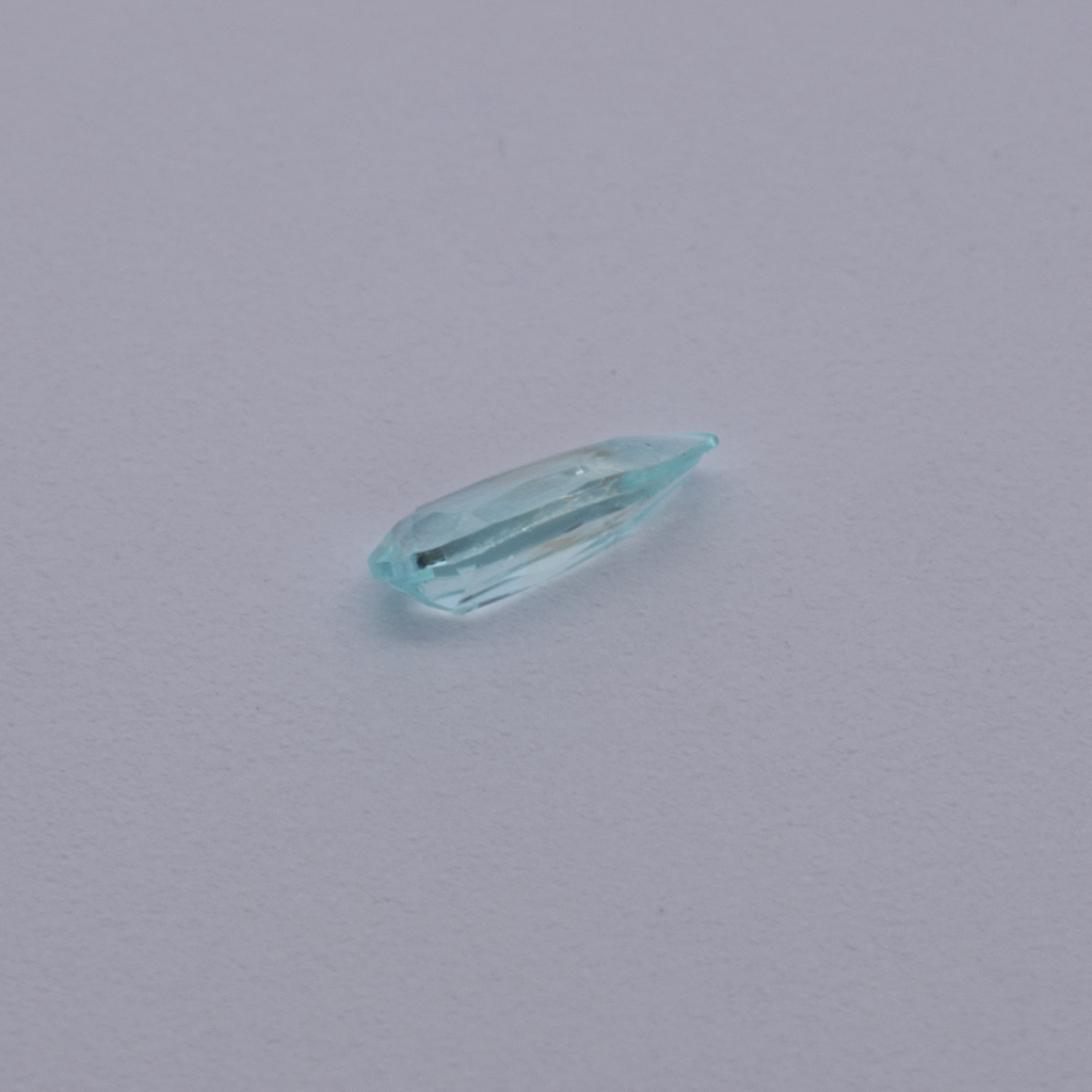 Paraiba Tourmaline - blue, pear, 4.6x2 mm, 0.08 ct, No. PT90023