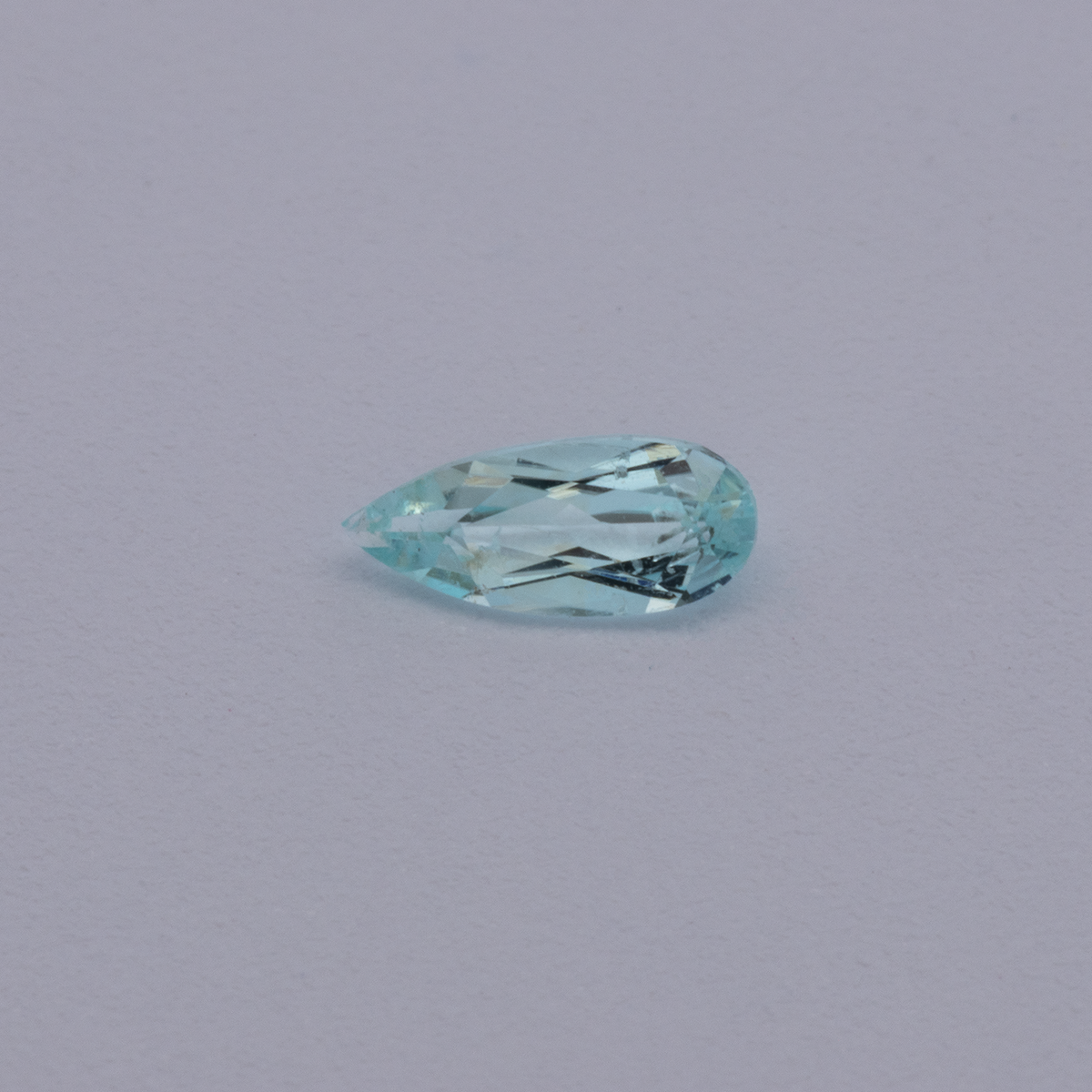 Paraiba Tourmaline - blue, pear, 4.6x2 mm, 0.08 ct, No. PT90023