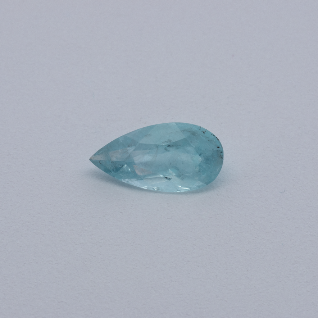 Paraiba Tourmaline - blue, pear, 6x3 mm, 0.24 ct, No. PT90024