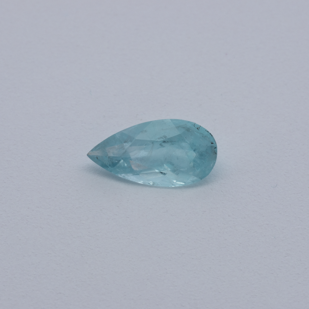Paraiba Tourmaline - blue, pear, 6x3 mm, 0.24 ct, No. PT90024